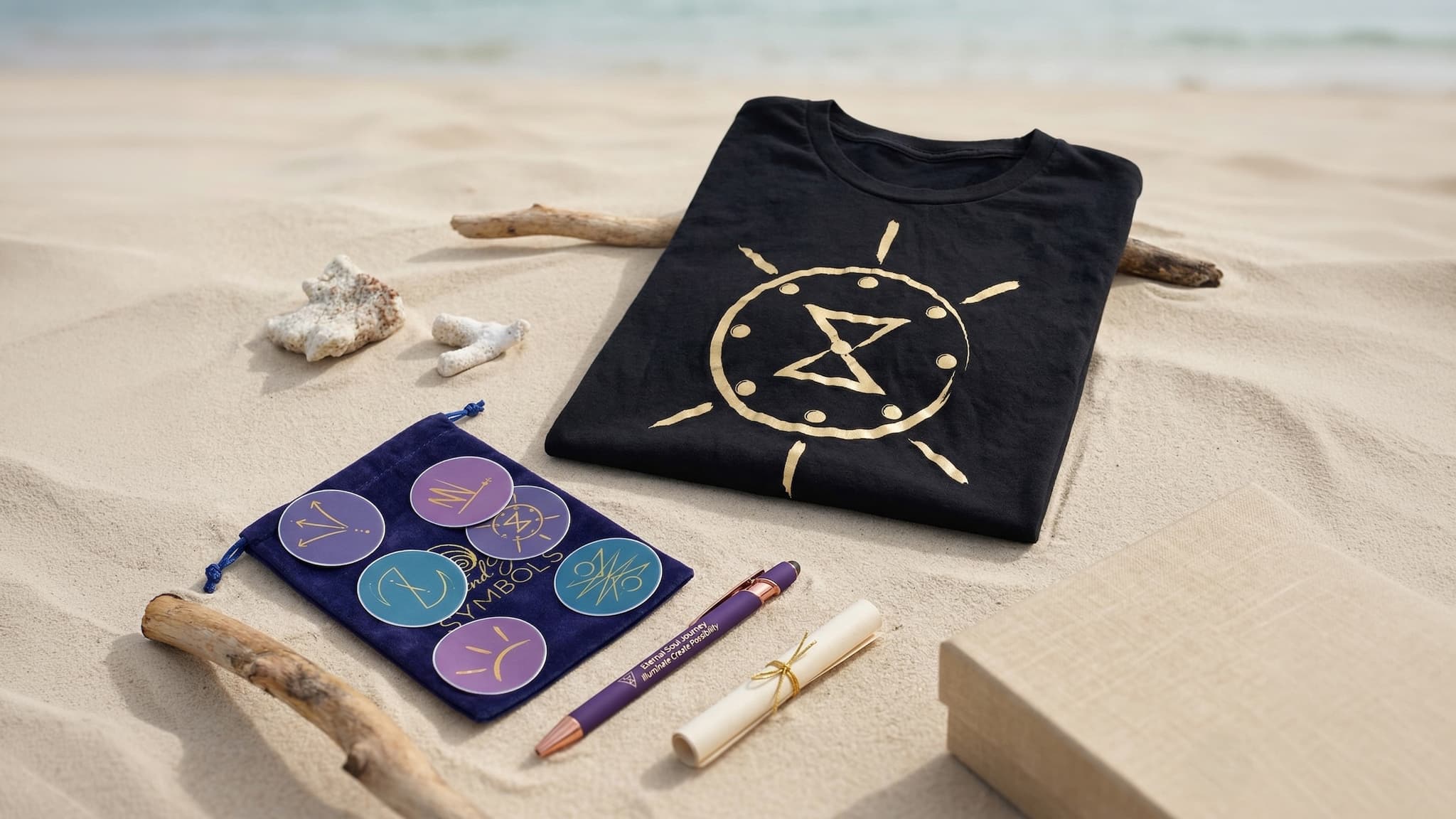 Sacred-Soul-Symbols-Bonus-T-shirt-Stickers-Pen